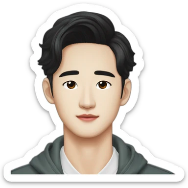 Kim Soo hyun from it’s ok to not be ok sticker