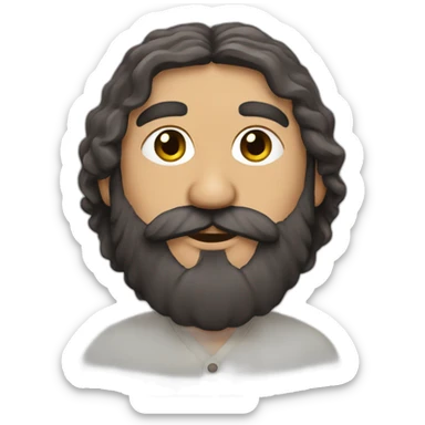 A bearded, bearded Armenian sticker