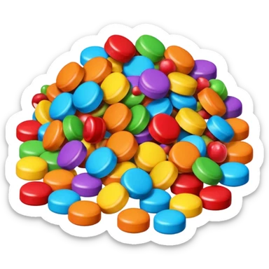 Candy sticker
