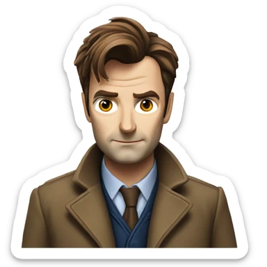 10th Doctor Who sticker
