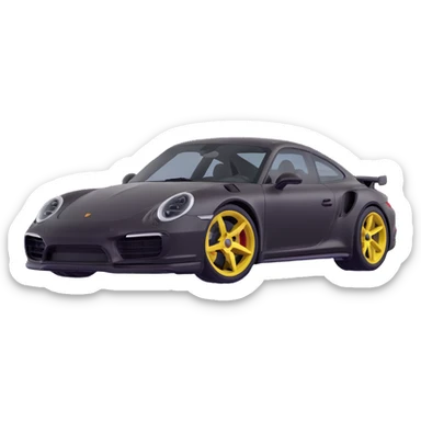 Porsche 911 Turbo S sticker