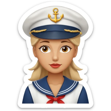 sailor woman sticker