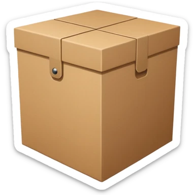 line patterned box sticker