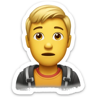 student dissatisfied sticker