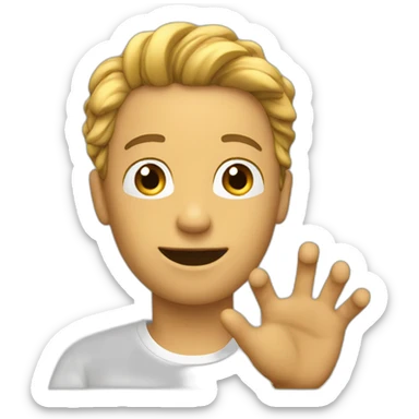 talk to me hand movie sticker