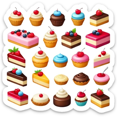Desserts sticker