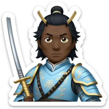 Elegant Samurai sticker