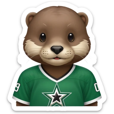 Otter Dallas Stars sticker