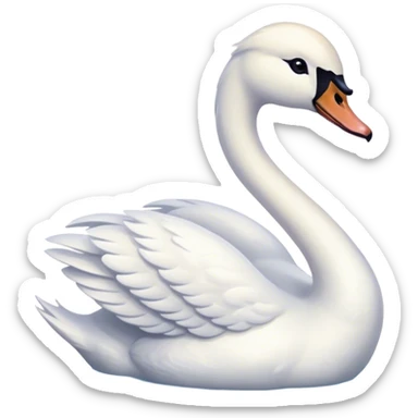 Swan  sticker