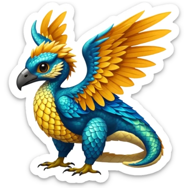  exotic tropical cyber-Litten-Noivern-Stitch-Noibat-Trico-Fakémon-Pokémon-Vernid-creature sticker