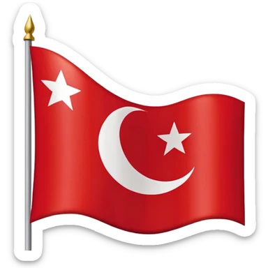 Northern Cyprus flag sticker