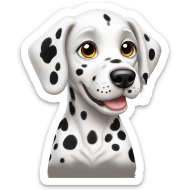 dalmatian puppy  sticker