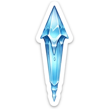 Icicle sticker