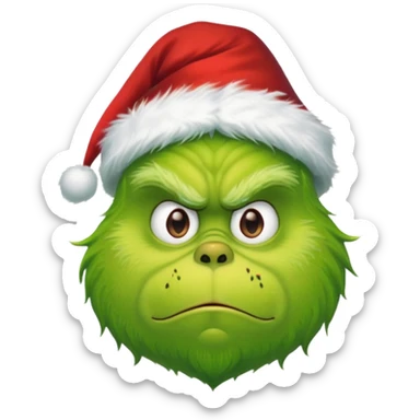 Grinch sticker