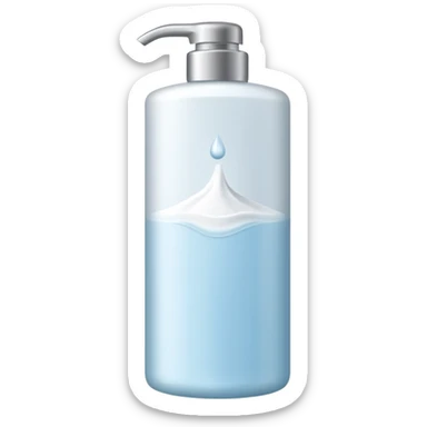 White Shower Gel sticker