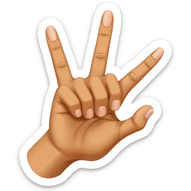 Toes flipping a middle finger sticker