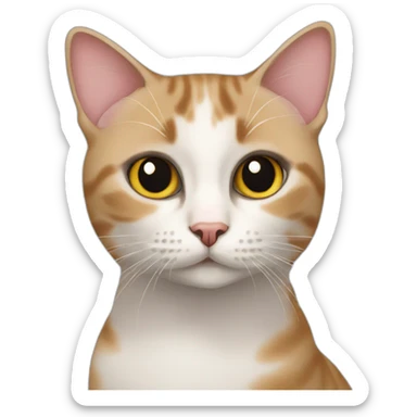 european short hair cat- ballerina sticker