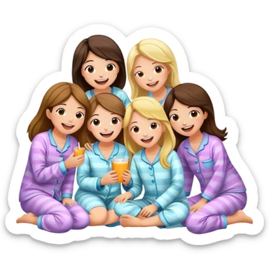 Sleepover sticker
