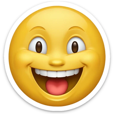 laughing face emoji sticker
