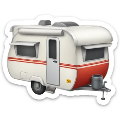 funny caravan sticker