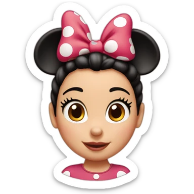  Classic Minnie Mouse MOUSE sticker