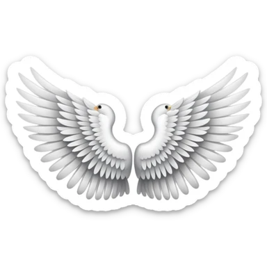 Wings both Left and right side sticker