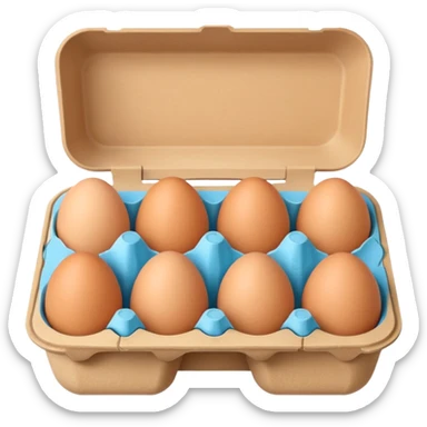 egg carton sticker