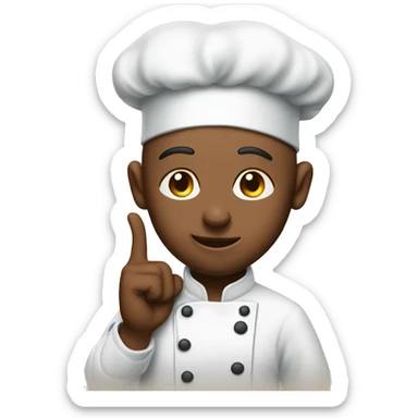 Chef kissing fingers sticker