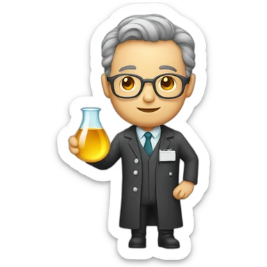 profesor de química sticker