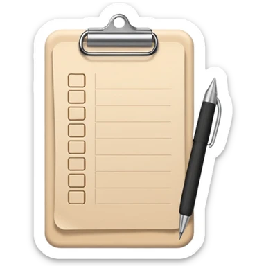 beige to do list sticker