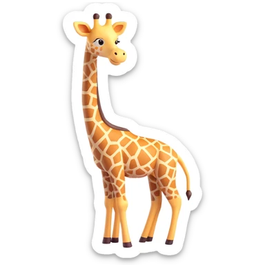 Giraffe sticker