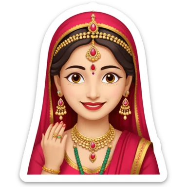 Radha rani sticker