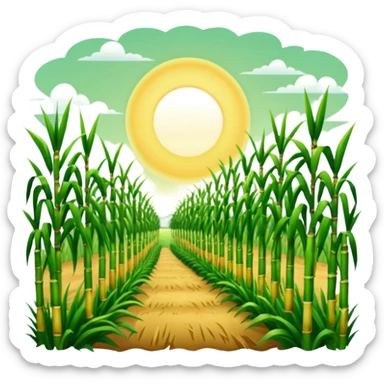 Sugarcane farm sticker