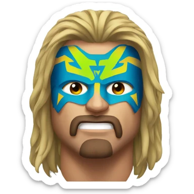 the ultimate warrior sticker