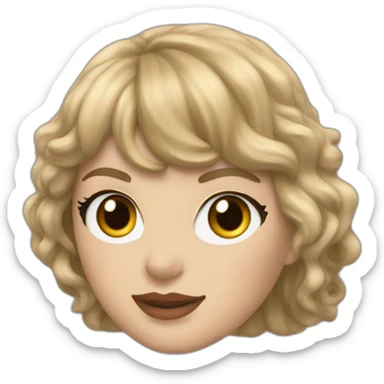 Taylor swift evermore sticker