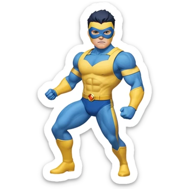 Invincible from the tv show called invincible  sticker