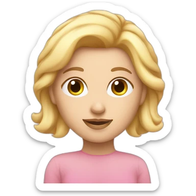 soft-fit-caucasian-woman-pink-bed sticker