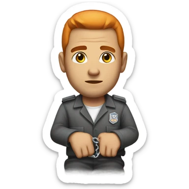 Inmate doing time sticker