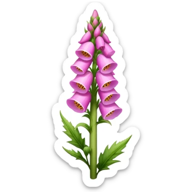 foxglove sticker