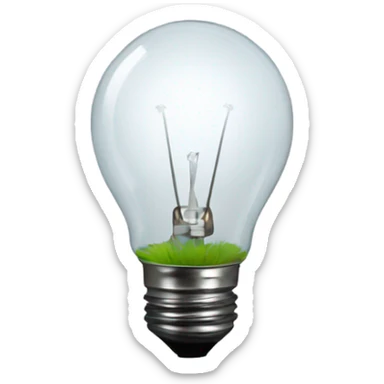 Bulb sticker