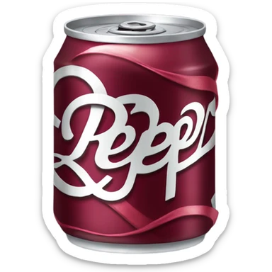 Dr Pepper with bow sticker