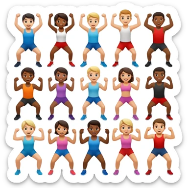community fitness events sticker