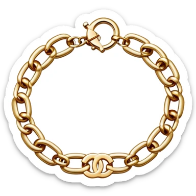 Designer Chanel bracelet sticker
