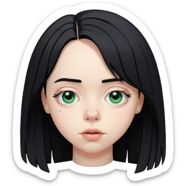 Billie Eilish now sticker