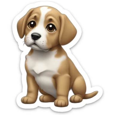 Chiot sherpei sticker
