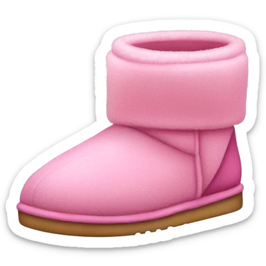 Pink uggs slippers sticker