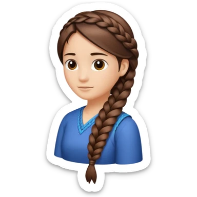 Trança sticker