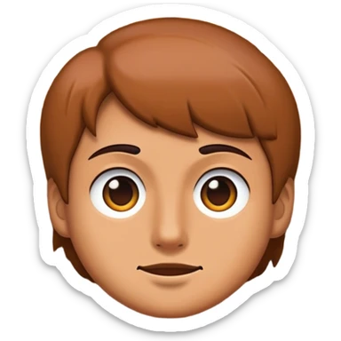 Face looking from behind a wall sticker