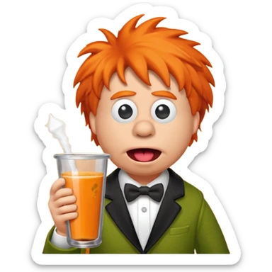 Beaker Muppets sticker
