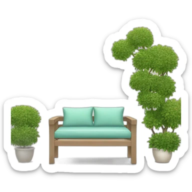 love garden furniture sticker